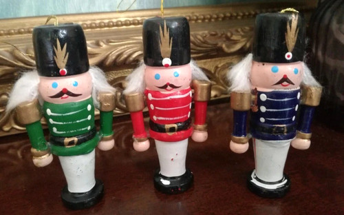Vintage wooden nutcracker - vintage,