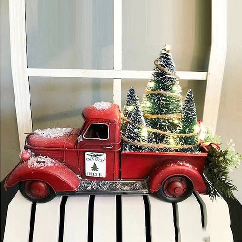 Vintage classic pickup red - vintage,