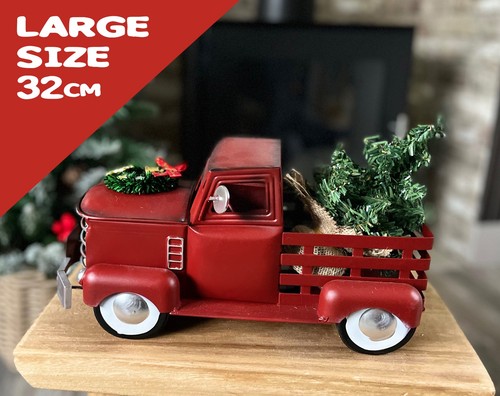 Vintage pickup red truck - vintage,