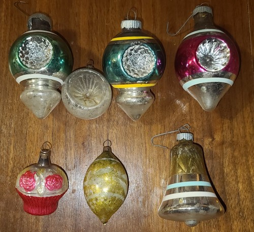 Vintage glass christmas - vintage,