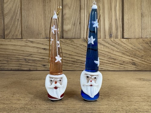 Vintage santa claus glass - claus,