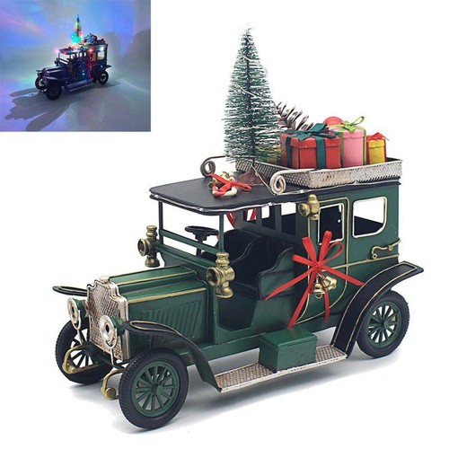 Christmas vintage car - christmas,