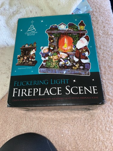 Vintage santa flickering - santa,