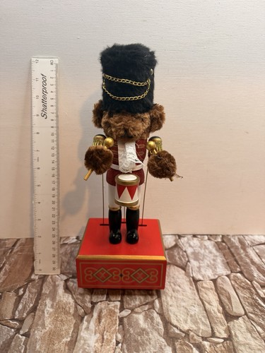 Vintage plush bear toy soldier - plush,