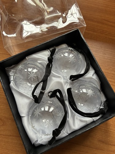 Vintage 90s hand blown - 90s, clear
