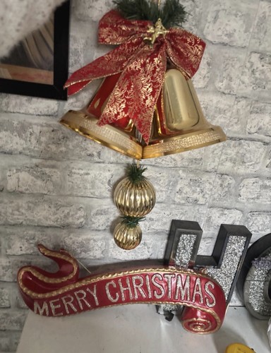 Vintage golden bells with - golden,