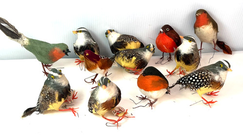 Vintage christmas bird - 12,