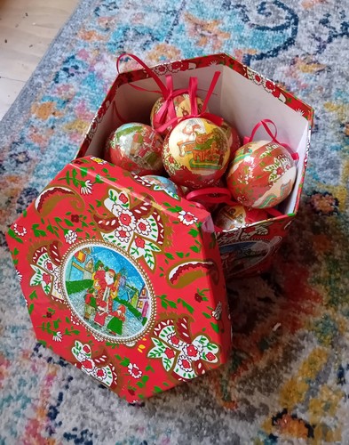 12x vintage papier mache - papier,