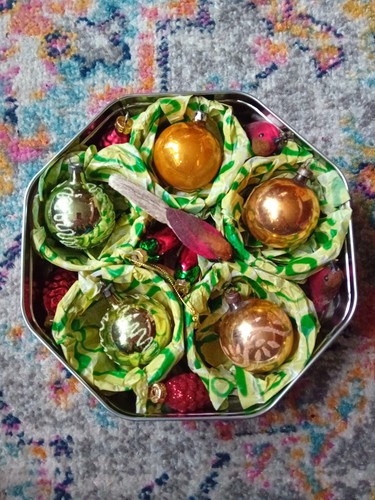 Vintage christmas ornaments - vintage,
