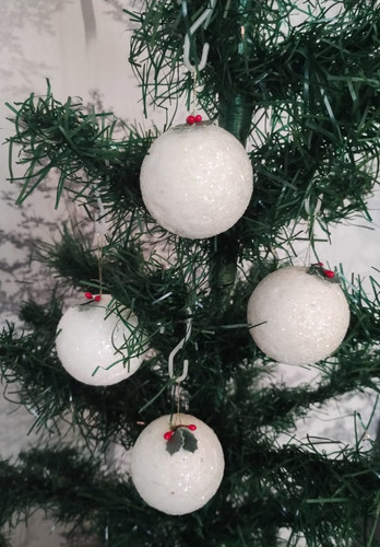 Vintage glitter snowball - vintage,