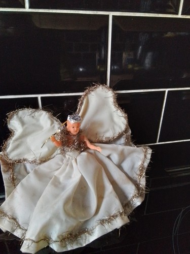 Vintage christmas tree fairy - vintage,