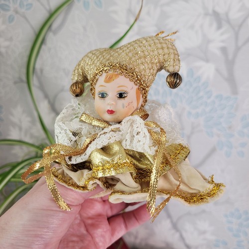 Vintage porcelain jester - vintage,