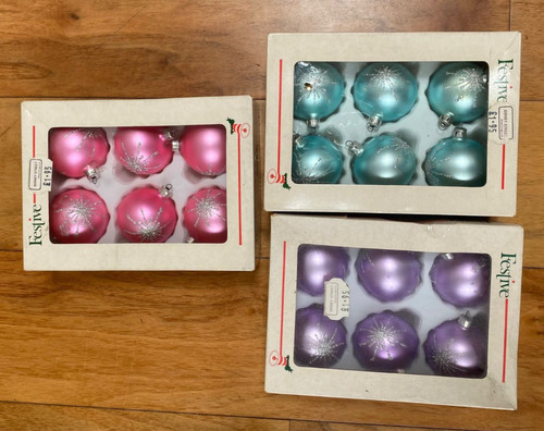 Three boxes pre loved - three, of