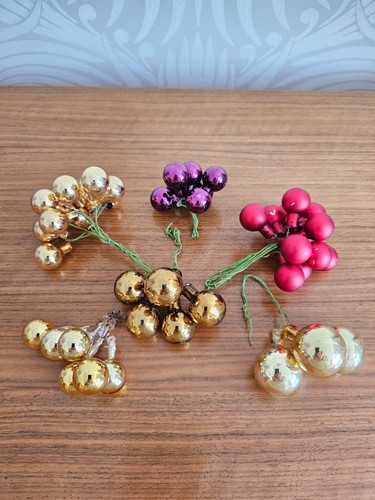 Vintage bauble bunches wire - bauble,