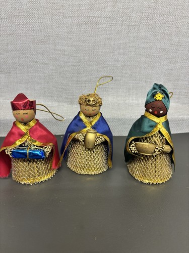 Vintage three kings wooden peg - kings,