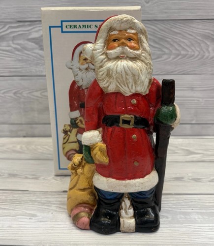Ceramic santa claus - santa, figure