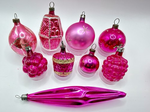 Mixed lot vintage pink - 9,