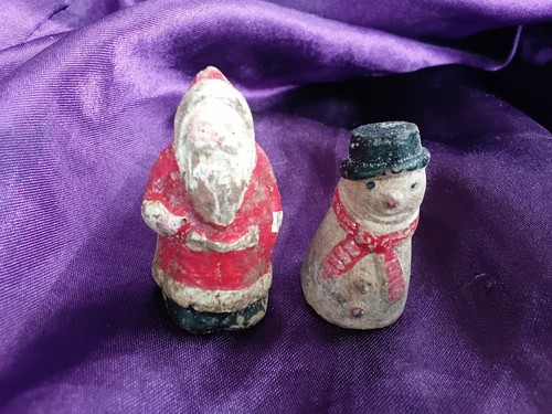 Vintage chalk ware - vintage, miniature