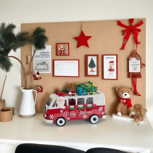 Metal christmas campervan - metal,