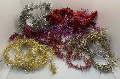 Vintage bundle tinsel - of,