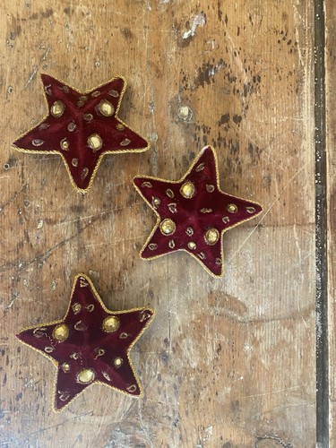 Vintage velvet star christmas - vintage,