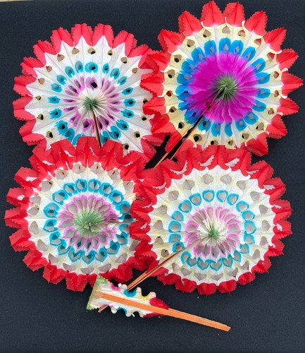 Vibrant vintage 1950s fold - 1950s,