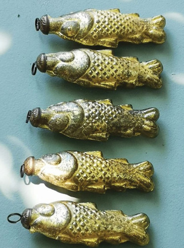 Vintage antique gold glass - antique,