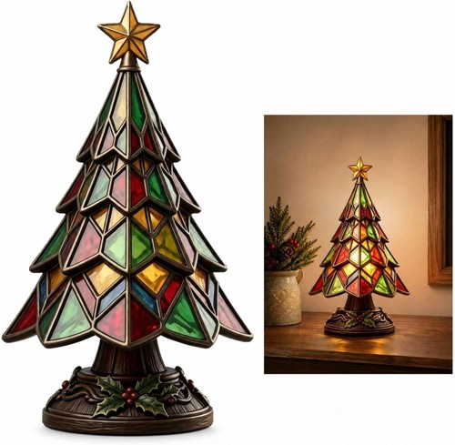 Stained glass effect christmas - glass,