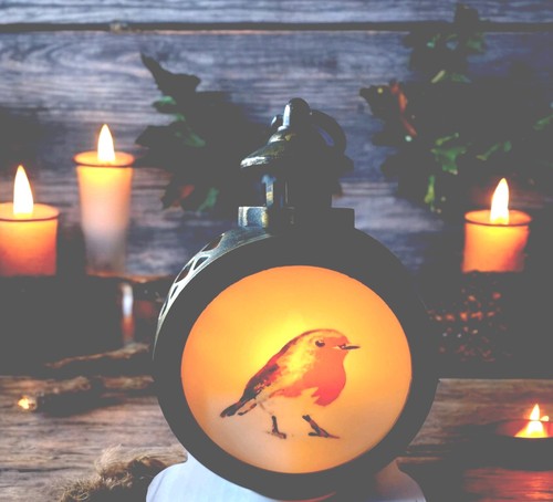 Robin vintage lantern led - robin,