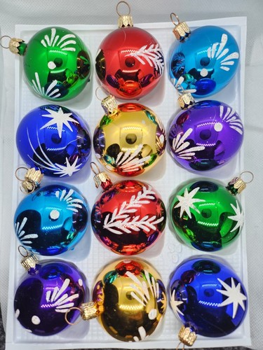 Handmade christmas baubles - handmade,