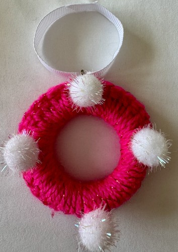 Pink white handmade - pink,