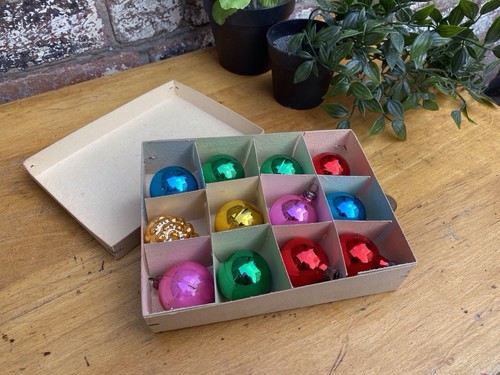 Vintage glass christmas - vintage,