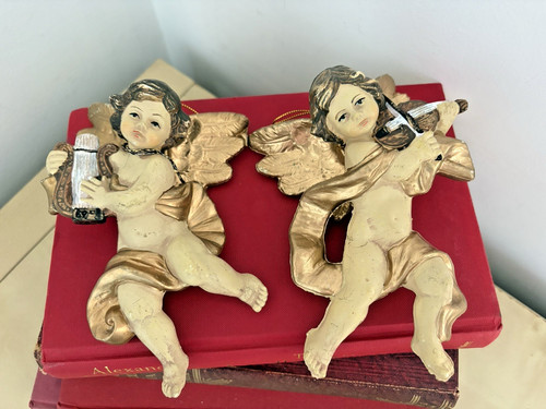 Vintage retro pair - retro, angel
