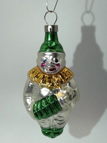 Vintage mercury glass clown - vintage,