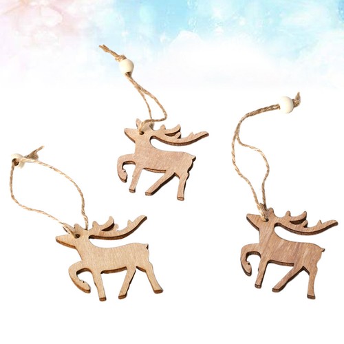 3pcs vintage christmas - christmas, wooden