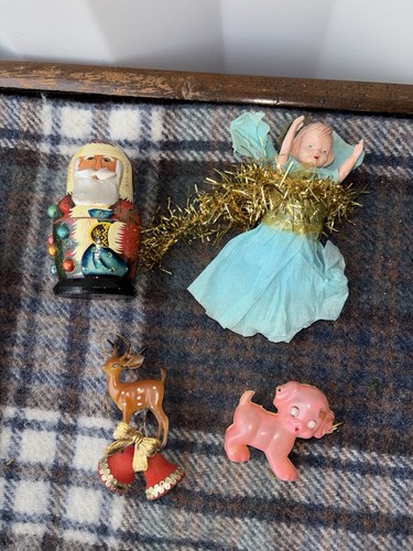Vintage christmas ornaments - vintage,