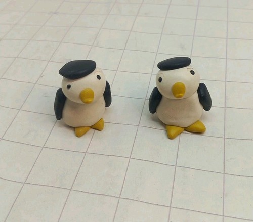 30mm cute clay penguins - 2,