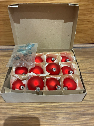 Vintage christmas baubles - vintage, 12