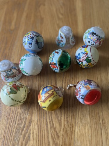 Vintage christmas tree baubles - christmas,