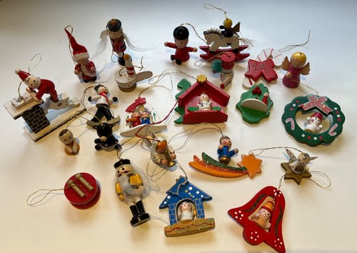 Vintage wooden christmas tree - wooden,