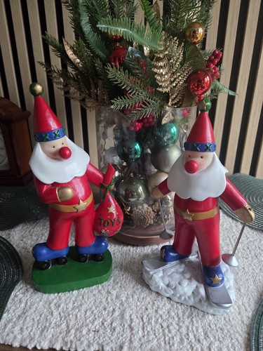 Retro kitsch clown - clown, christmas