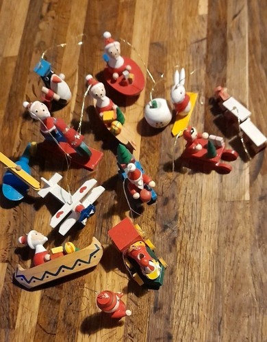 Wooden transport handpainted - wooden,
