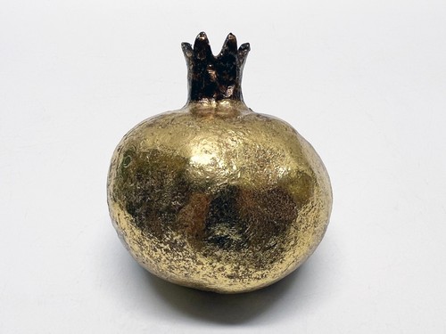 Gold coloured decorative half - coloured,