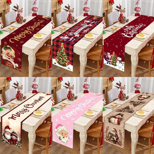Vintage christmas table runner - christmas,