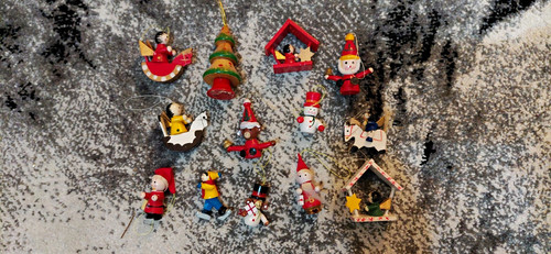 Vintage miniature wooden - vintage,